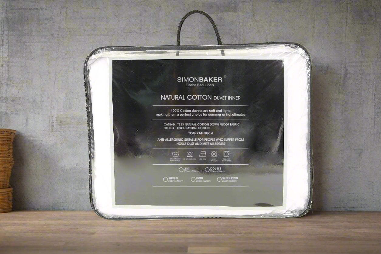 Simon Baker Natural Cotton Duvet Inner