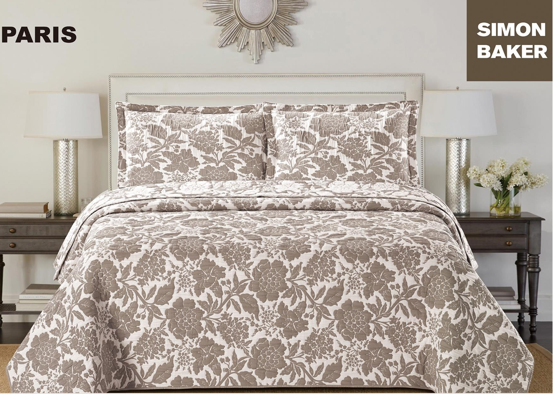 Simon Baker Jacquard Bedspread PARIS collection
