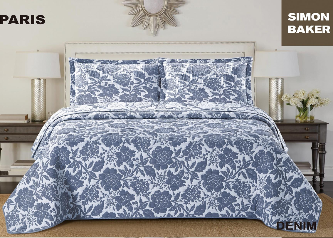 Simon Baker Jacquard Bedspread PARIS collection
