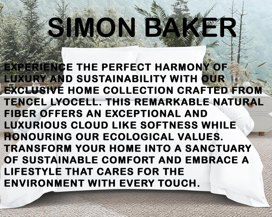 Simon Baker Tencel Lyocell 300TC Oxford Duvet Cover Sets