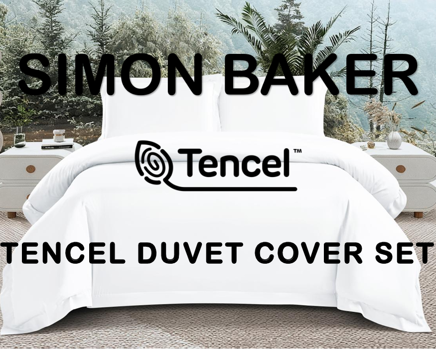 Simon Baker Tencel Lyocell 300TC Oxford Duvet Cover Sets