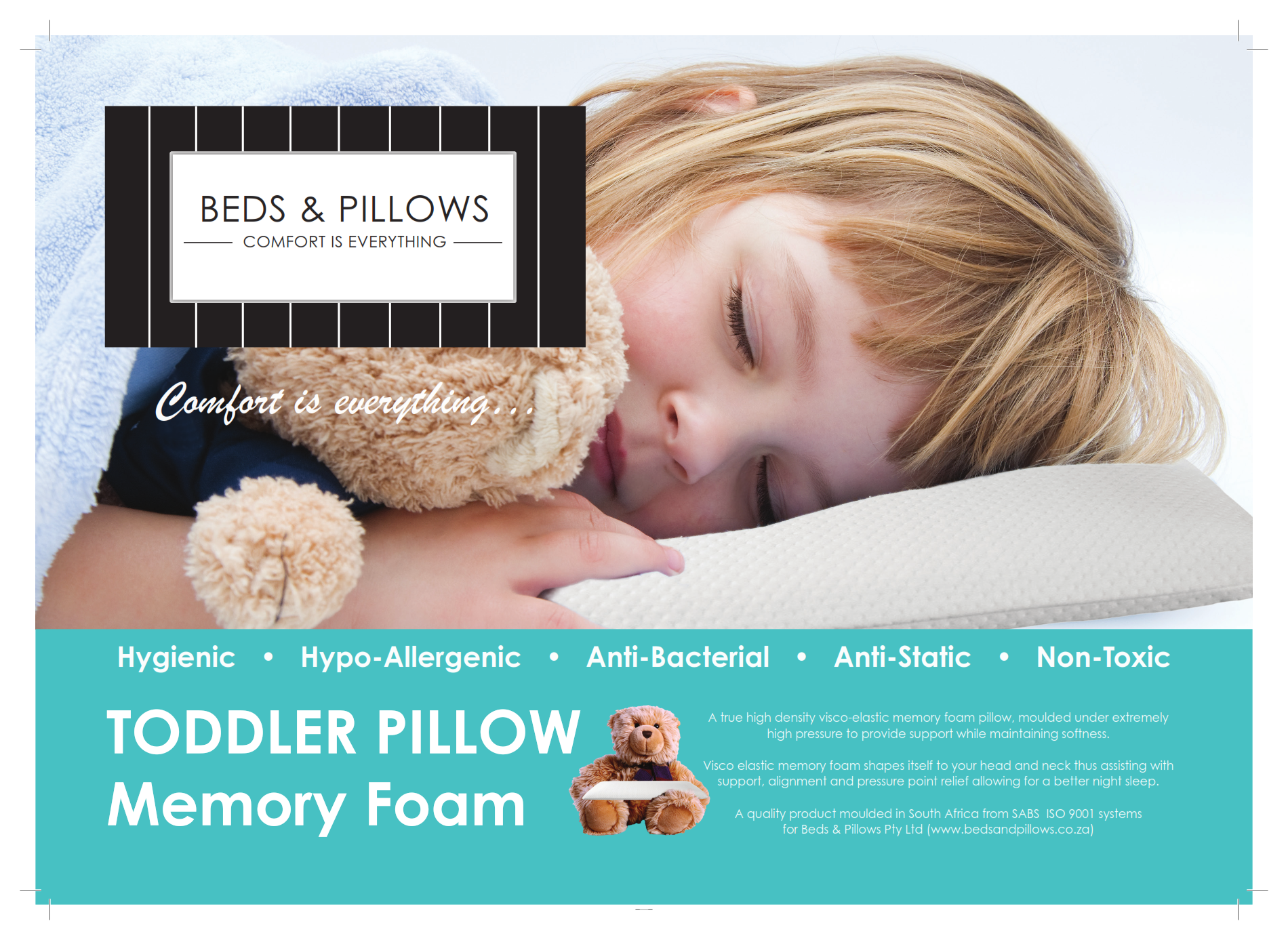 Memory Foam Toddler Pillows